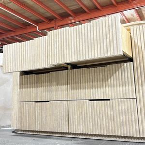 Table <span class=keywords><strong>console</strong></span> en bois de travertin beige <span class=keywords><strong>avec</strong></span> six tiroirs de <span class=keywords><strong>rangement</strong></span> pour la maison salon meubles de <span class=keywords><strong>Console</strong></span> en marbre <span class=keywords><strong>entrée</strong></span> Hallwayc - Product Image 3