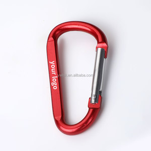 Moschettone in Alluminio Personalizzato con Logo Inciso, Anello a D Piatto da 7,6 cm (3 Pollici), Gancio per Portachiavi in Metallo - Product Image 2