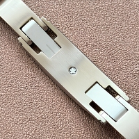 Nouvelle boucle de montre papillon en acier inoxydable 2026, finition polie exquise, boucle de remplacement pour montres de sport