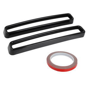 วงแหวนตกแต่งกระจังหน้า ABS สีดำ สำหรับ Dodge Challenger ปี 15-20 พร้อมเทป 3M - Product Image 1