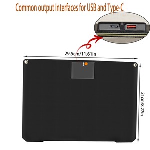 Bolsa Solar Plegable Monocristalina de 25W |   Cargador Solar Portátil USB para Teléfono - Product Image 3