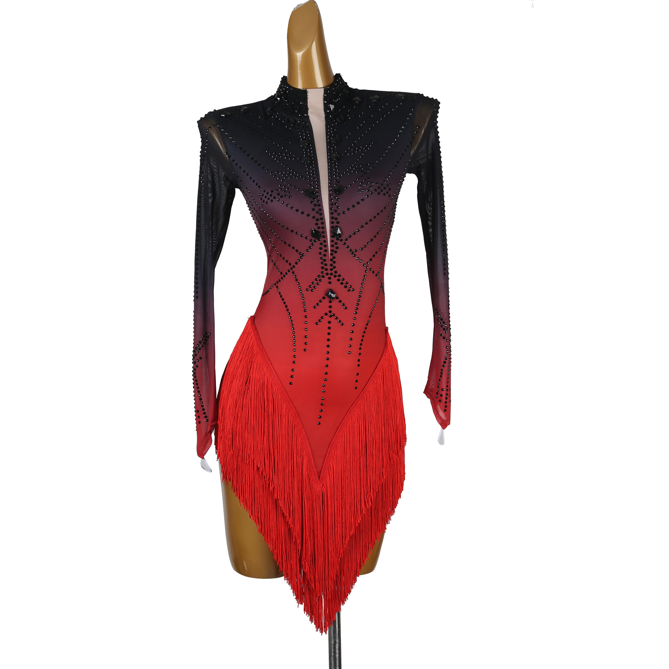 Black gradually turns red