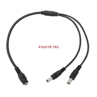 Cable Divisor de Alimentación CC 5.5x2.1mm 1 Entrada 2/4/8 Salidas, Adaptador de Cámara IP POE, Cable de Extensión para Probador de CCTV