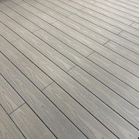 Planches de terrasse en WPC co-extrudé écologiques, imperméables, anti-UV, faible entretien, en bois composite pour l'extérieur et la cour
