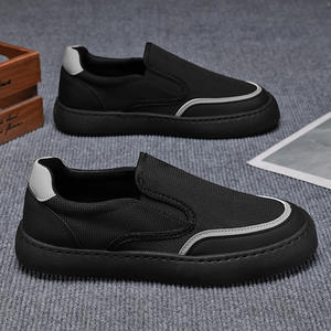 QD991 LYKU Mocassins d'été légers et tendance, chaussures décontractées, dessus en cuir synthétique respirant et doux, semelle intérieure en EVA - Product Image 2