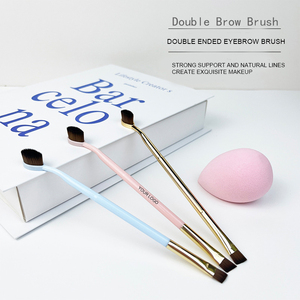 Brocha Doble <span class=keywords><strong>para</strong></span> <span class=keywords><strong>Cejas</strong></span> y Delineador de Ojos, de Alta Calidad, 2 en 1, Diseño Angular, Superventas - Product Image 1