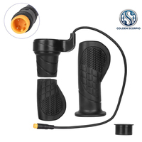 Manillar de Aceleración de Media Giro 12V-72V de Plástico Duradero Impermeable con Conector M8 de 3 Pines WP para Scooter