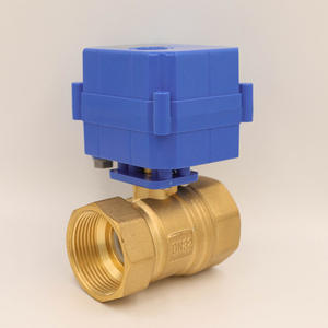 Válvula de Bola Eléctrica Miniatura de Alto Torque, Totalmente de Cobre, DN32, Control de Agua y Ácido, 5V 12V 24V 220V, Alta Temperatura, Personalizable, OEM - Product Image 1