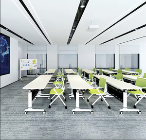 Nhà Máy gấp đào tạo phòng hội nghị bảng Bảng với ghế đào tạo có thể gập lại Bàn họp - Product Image 2