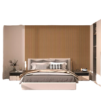 Panneaux muraux en composite marbre-bois Alucobond SPC WPC imperméables, nouvelle conception Oushe