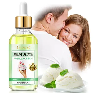 IKZEE Private Label Handcrafted Vanilla Cream Deeply Nourish Anti Aging 60ml Sex Brightening Fragrance Whitening Body Juice Oil