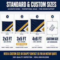 Drapeau personnalisé d'usine, bannière d'impression par sublimation en polyester pour événements sportifs d'équipe en extérieur, conception et impression de drapeaux
