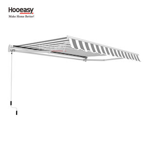 Toldo Retráctil con Marco de Aluminio, Protección Solar, Refugio Residencial contra la Lluvia, <span class=keywords><strong>Lona</strong></span>, Operación Manual, Toldos Plegables con Brazos Articulados - Product Image 4