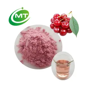 Free sample Organic Good Flavor Acerola Cherry fruit powder 17%Vc Water soluble Acerola Cherry extract Malpighia glabra extract