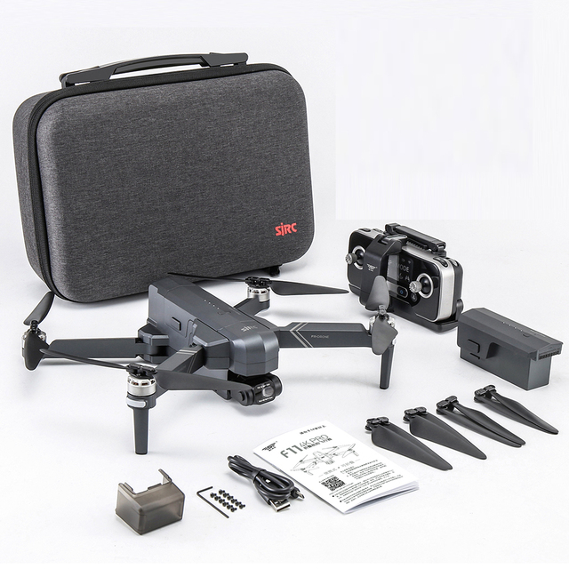 Sjrc F11 4k Pro Gps Drone With 5g Wifi Fpv 4k Hd Camera Two-axis Anti-shake Gimbal F11 Brushless Quadcopter Vs Sg906 Pro 2 Drone