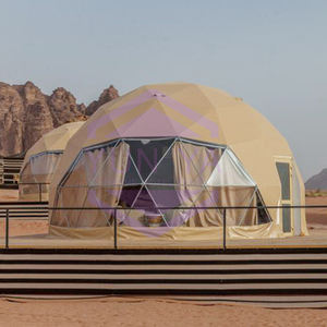Marco de acero galvanizado Hotel Restaurante Cúpula Carpa <span class=keywords><strong>Desierto</strong></span> Resort Ocio Recreación Niños Paradise Geo Dome Carpa Glamping para la venta - Product Image 1
