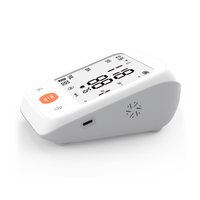 Sphygmomanomètre intelligent Bluetooth bras supérieur BP mètre à chiffres médicaux avec source d'alimentation électrique tensiomètre