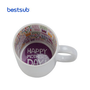批发定制11盎司陶瓷热升华座右铭杯 (母亲节快乐) (BD101-MD) - Product Image 2