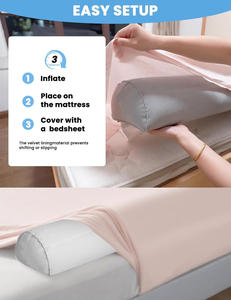 Pare-Chocs <span class=keywords><strong>de</strong></span> <span class=keywords><strong>Lit</strong></span> Gonflable en PVC Floqué Portable <span class=keywords><strong>et</strong></span> Pliable Anti-Chute <span class=keywords><strong>et</strong></span> Antidérapant pour Enfants, Hauteur Améliorée pour Sports <span class=keywords><strong>et</strong></span> Loisirs - Product Image 4