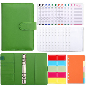 कस्टम लोगो 2026 ए 6 बजट बिंदर चमड़े का सुपर वैल्यू पैक मनी आयोजक प्लानर बुक प्यारा नोटबुक - Product Image 4