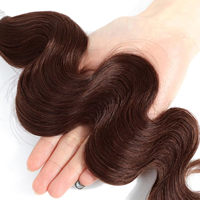 Extensions de cheveux humains vierges brésiliens 100% alignés sur les cuticules, ondulés, qualité 12A, 100% non traités, double trame machine, pointes pleines
