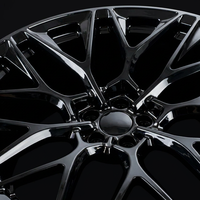 Jantes forgées Racing Track Day Stance Show Gloss Black 10 Y-Spoke Mesh, légères et performantes, 18 19 20 21 22 pouces