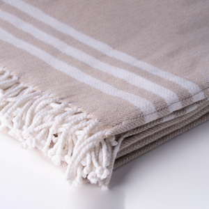 Usine En Gros Classique 100% Laine Turc Fouta Serviettes 140X200 + 2X10cm Couvertures Premium - Product Image 1