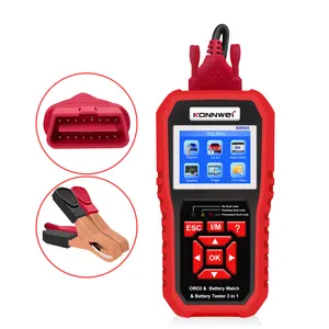 KONNWEI KW880 3 in 1 Car OBD2 Code Readers Fault Diagnosis Match Reset Function Battery Tester