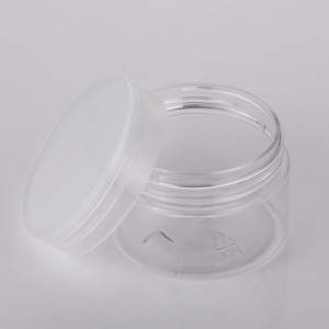 <b>Plastic</b> Jar Cosmetic <b>Packaging</b> Pet Round 100G General Use - Product Image 1