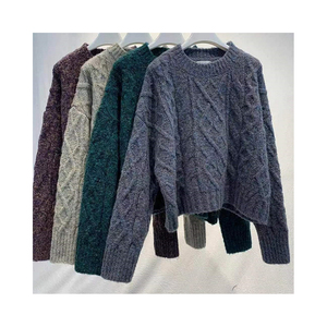 Manga larga otoño invierno cálido poliéster/algodón tejido estampado antiarrugas camisa/blusa de gran tamaño de talla grande suelta ajuste Casual - Product Image 2