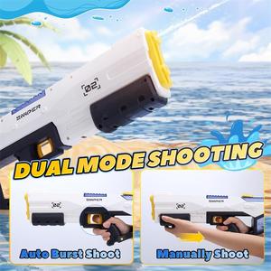 CPS 2 in 1 Automatisches Wasser pistolen spielzeug mit 450ml Kapazität Elektrisches Wasser Super Soaker Squirt Shooting Gun Spielzeug für Kinder und Erwachsene - Product Image 5