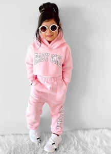 KY – survêtement rose maman et moi enfants, sweat à capuche, jogging, survêtement imprimé femmes, sweat à capuche, soie, écran imprimé, Spandex/coton, vente en gros - Product Image 4