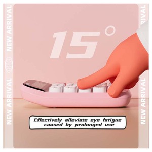 Ban đầu 12 chữ số kép điện bàn máy tính thiết kế mới Nhà máy cung cấp giá rẻ AAA pin Máy tính để bàn văn phòng máy tính nhựa - Product Image 5