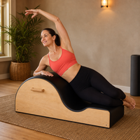 Correcteur de colonne vertébrale Pilates Step Barrel pour studio de yoga, salle de sport à domicile, mobilité de la colonne vertébrale et entraînement de la posture