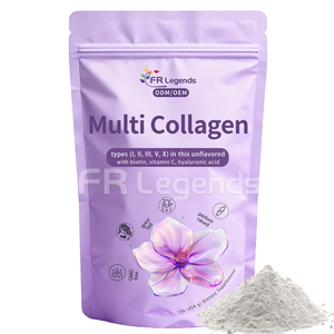 Bebida de Colágeno Multi-Colágeno Personalizada OEM con Vitamina C, Biotina, Ácido Hialurónico, Colágeno Hidrolizado en Polvo para Blanquear la Piel - Product Image 1