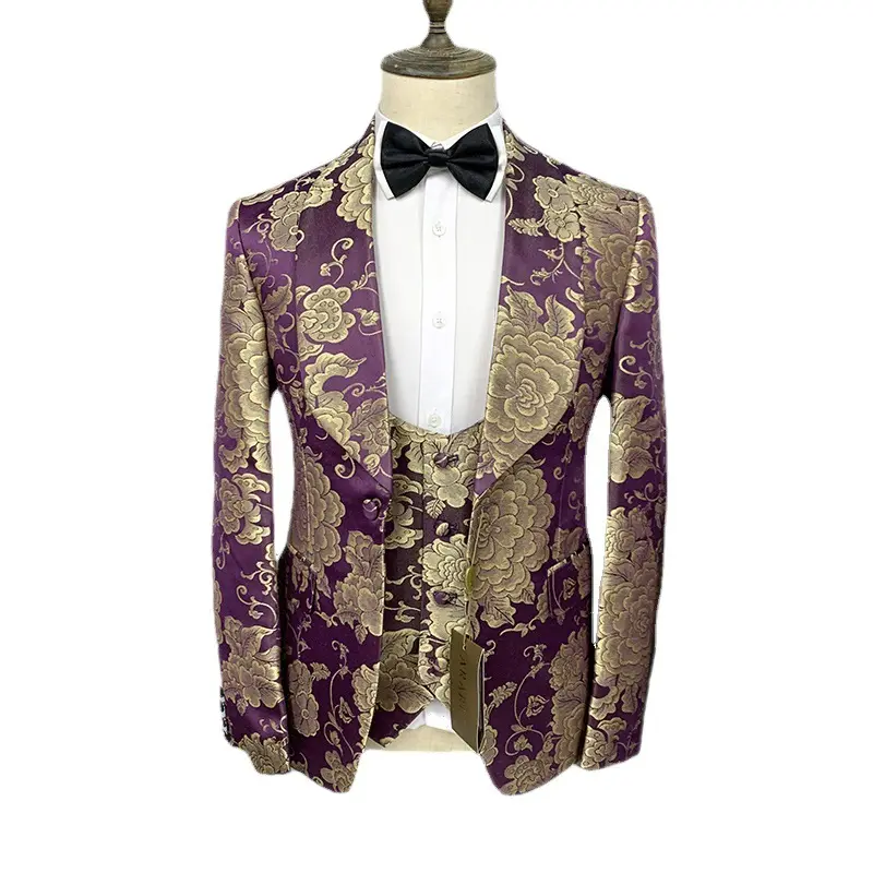Blazer Herren koreanische Edition Trend elegante Mode einfach Geschäft Freizeit Hochzeit Party Leistung Gentleman anzug Jackette 4XL