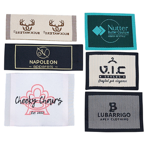 Tùy Chỉnh Thiết Kế 3D Bền Vững Vải Nhãn Bền Dệt Cuộn Kích Thước Nhãn Logo Có Thể Giặt Tùy Chỉnh Thương Hiệu Dệt Gấp Kích Thước - Product Image 1