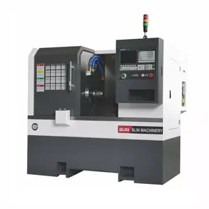 Hochwertige langlebige horizontale automatische Doppelspindel-Gang-Werkzeug-Drehmaschine Hobby-Metall-CNC-Schrägbett-Drehmaschine zu verkaufen