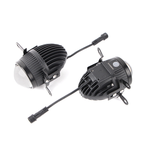 Đèn pha xe hơi phổ quát 2 inch ống kính foglight bi LED máy chiếu trắng vàng cho TOYOTA phổ khung 2.0 Đèn sương mù ống kính - Product Image 3