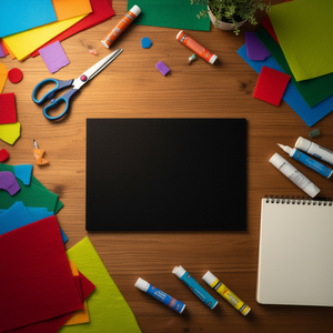 Ilan Felt <b>Sheet</b> 40x60 Cm <b>Black</b> Craft Supply - Product Image 3