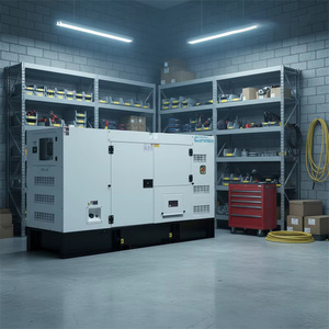 Générateur monophasé à bas prix 50 Hz/60 Hz 50 kW 60 kVA, générateur insonorisé 40 kW 50 kVA avec alternateur - Product Image 3