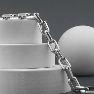 Chaînes, bijoux, breloques, design punk, acier inoxydable, carré, pas cher, en gros, cadeaux pour hommes - Product Image 4