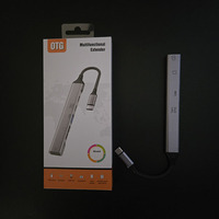 Estaciones de Acoplamiento USB Tipo C, Lectores de Tarjetas de Memoria TF OTG Convertibles para Instalación Externa, en Tendencia
