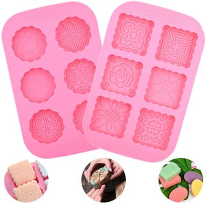แม่พิม<span class=keywords><strong>พ</strong></span>์สบู่ซิลิโคน 6 ช่อง แม่พิม<span class=keywords><strong>พ</strong></span>์อบขนม DIY คุกกี้ ช็อกโกแลต <span class=keywords><strong>คั</strong></span><span class=keywords><strong>พ</strong></span><span class=keywords><strong>เค้ก</strong></span> มัฟฟิน ถาดอบขนมแบบนิ่ม - Product Image 1