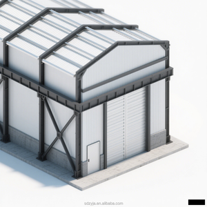อาคารโครงสร้างเหล็กขนาดใหญ่แบบทันสมัยสำหรับเครื่องบินโรงเก็บเครื่องบินโรงฝึกงานโรงจอดรถสตูดิโอในห้องทำงาน - Product Image 3
