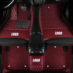 Tapis de voiture en cuir personnalisés de luxe avec LOGO, imperméables, cousus à la main pour HIGHLANDER <span class=keywords><strong>2018</strong></span> - Product Image 4