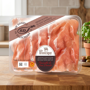ซัพพลายเออร์ชาวอิตาลี แฮมหมูแห้งหั่นชิ้น 100 กรัม ปราศจาก GMO ยี่ห้อ Principe ปราศจากกลูเตน อายุการเก็บรักษา 60 วัน - Product Image 3