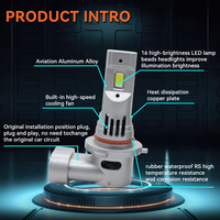 LELANPU H4 APP Control T10 Purple Mini Projector Shaped Strobe RGB Cover Q9 Car Led Headlight Light Bulbs for Bike Motorcycle