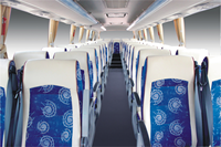 Bus de fête à succès, nouveau design, luxe, haute vitesse, 12 m, 54 places