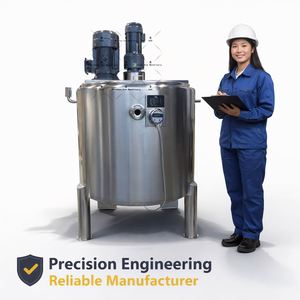 Calentador industrial automático de <span class=keywords><strong>metanol</strong></span> de resina de 1000 litros, agitador de biodiésel, reactor mezclador Aerobio - Product Image 2